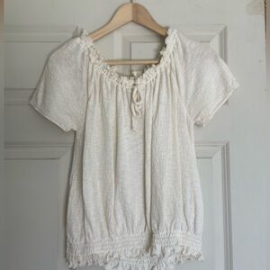 Madewell cotton blouse